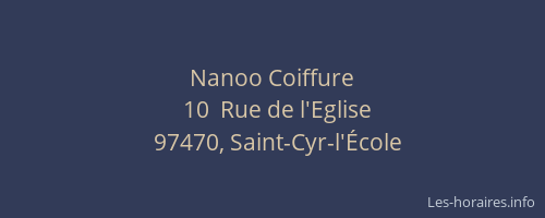 Nanoo Coiffure