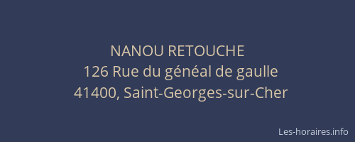 NANOU RETOUCHE