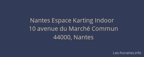Nantes Espace Karting Indoor