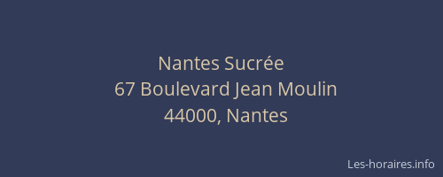 Nantes Sucrée