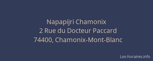 Napapijri Chamonix