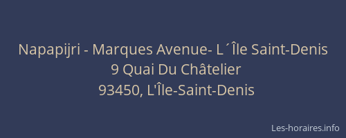 Napapijri - Marques Avenue- L´Île Saint-Denis