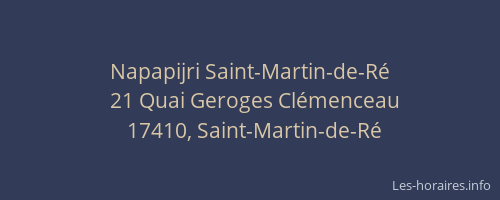 Napapijri Saint-Martin-de-Ré