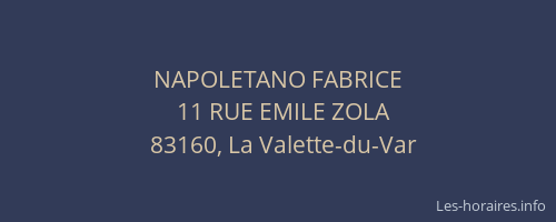 NAPOLETANO FABRICE