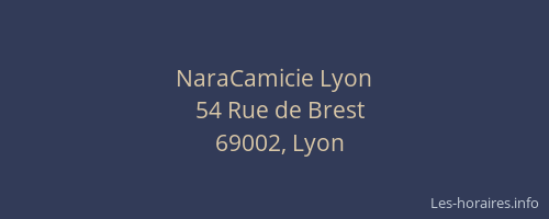 NaraCamicie Lyon