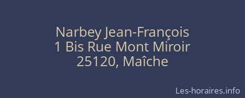 Narbey Jean-François