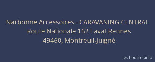 Narbonne Accessoires - CARAVANING CENTRAL
