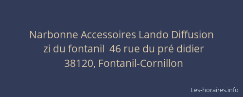 Narbonne Accessoires Lando Diffusion