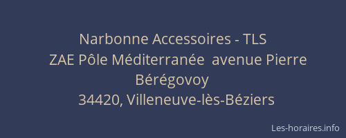 Narbonne Accessoires - TLS