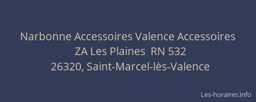 Narbonne Accessoires Valence Accessoires