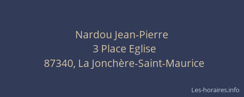 Nardou Jean-Pierre