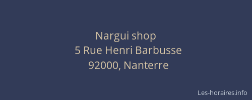 Nargui shop