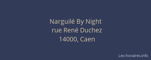 Narguilé By Night