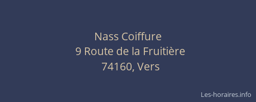 Nass Coiffure