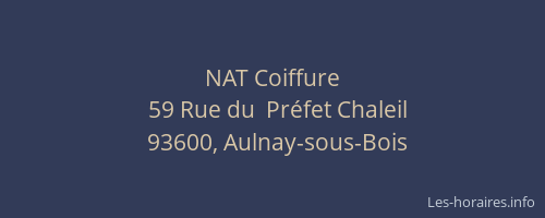 NAT Coiffure