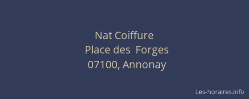 Nat Coiffure