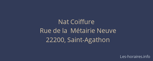 Nat Coiffure