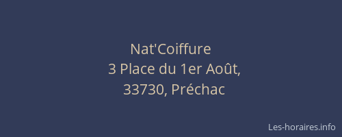 Nat'Coiffure