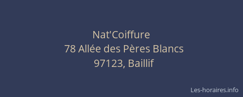 Nat'Coiffure