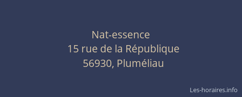 Nat-essence