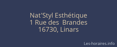 Nat'Styl Esthétique