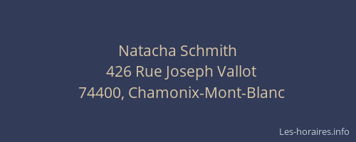 Natacha Schmith