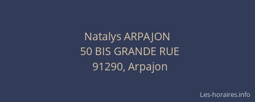 Natalys ARPAJON