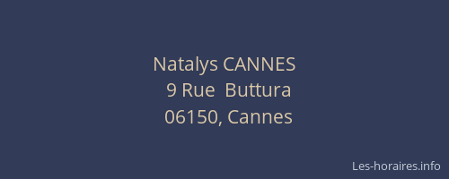 Natalys CANNES