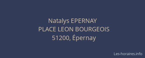Natalys EPERNAY