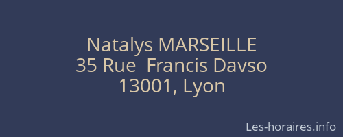 Natalys MARSEILLE