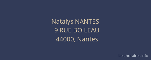 Natalys NANTES