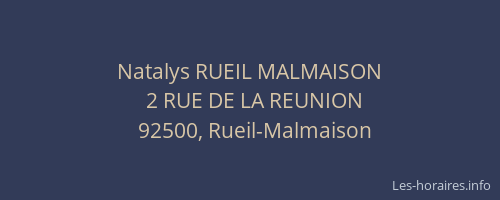 Natalys RUEIL MALMAISON