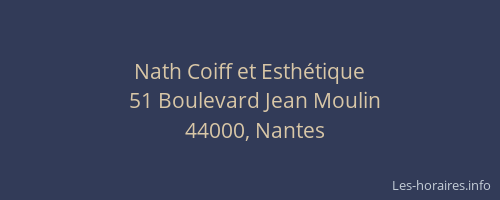 Nath Coiff et Esthétique