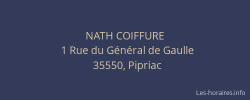NATH COIFFURE