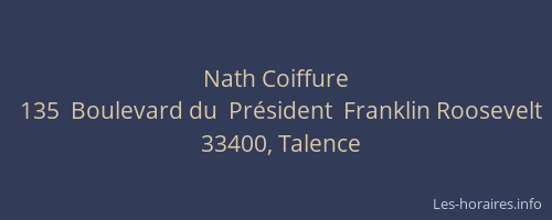 Nath Coiffure
