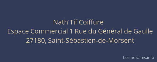 Nath'Tif Coiffure