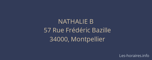 NATHALIE B