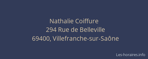 Nathalie Coiffure