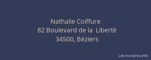 Nathalie Coiffure