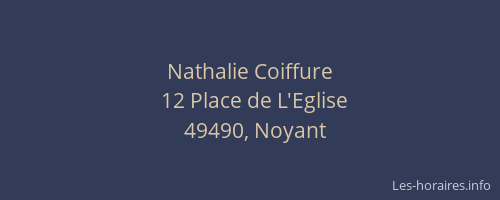 Nathalie Coiffure