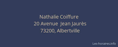 Nathalie Coiffure