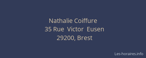 Nathalie Coiffure