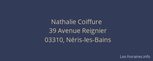 Nathalie Coiffure