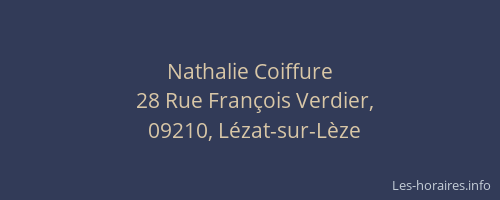 Nathalie Coiffure