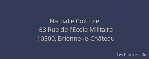 Nathalie Coiffure