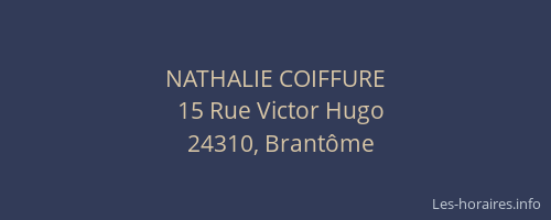 NATHALIE COIFFURE