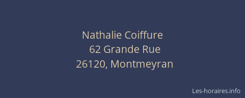 Nathalie Coiffure