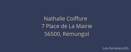 Nathalie Coiffure