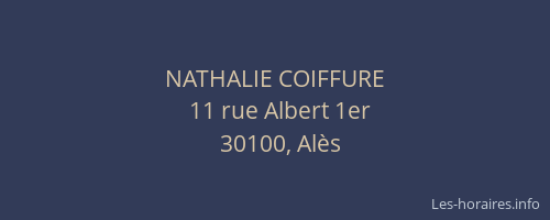 NATHALIE COIFFURE