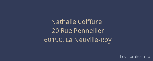 Nathalie Coiffure
